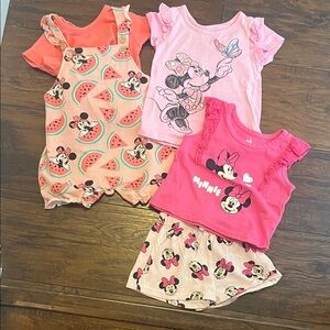 Bundle of 3 Disney Minnie Mouse Sets